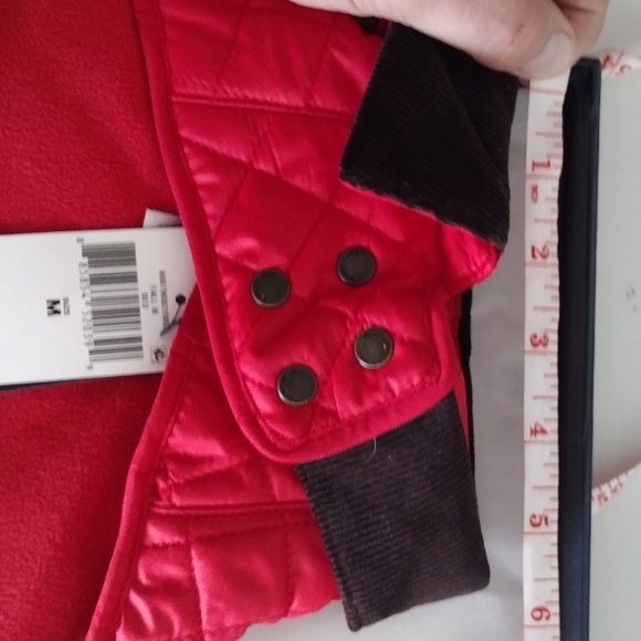 Red Quilted Ralph Lauren Dog Jacket/Gilet. New with tags. - Picture 4 of 5